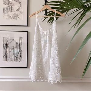 Melissa Odabash White Crochet Coverup